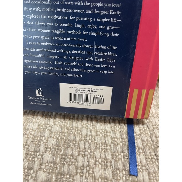 NEW! Grace, Not Perfection : Embracing Simplicity, Celebrating Joy;‎ Emily Ley - Picture 3 of 12